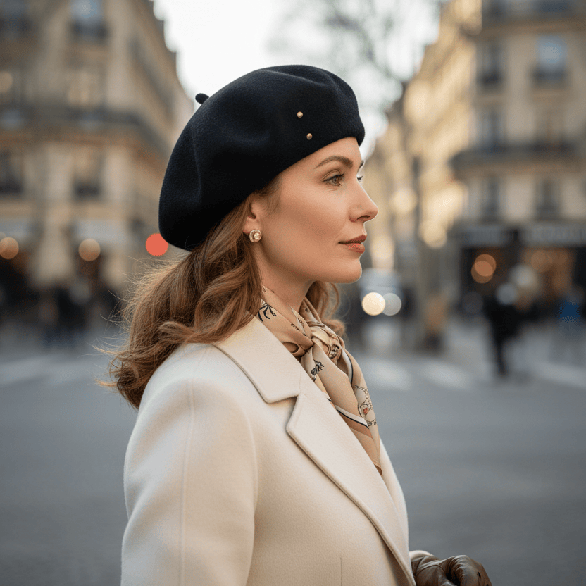 Béret Femme en Laine Douce Image