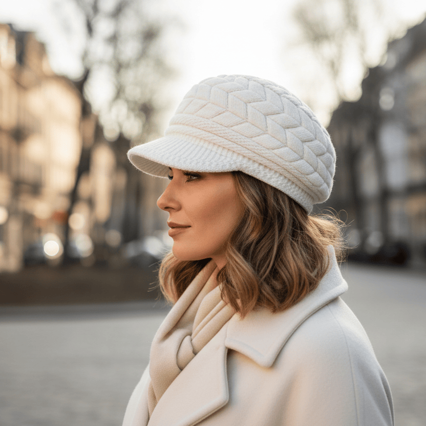 Béret Femme Épais Polaire Hiver Image