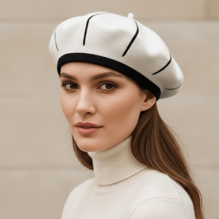 Béret Femme Rayure Image