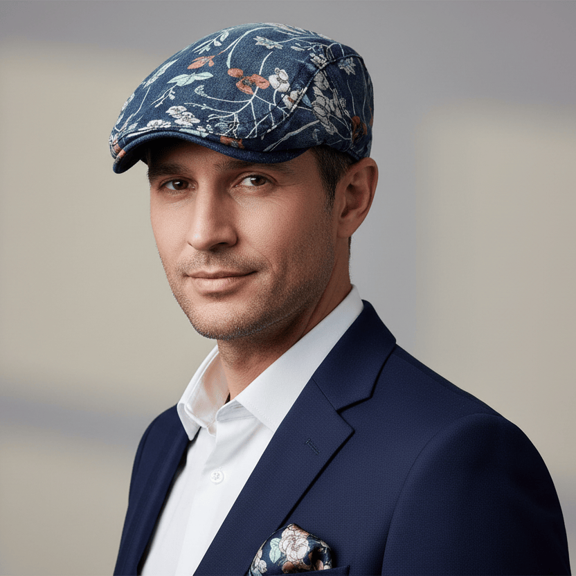 Béret Homme à Fleur Image