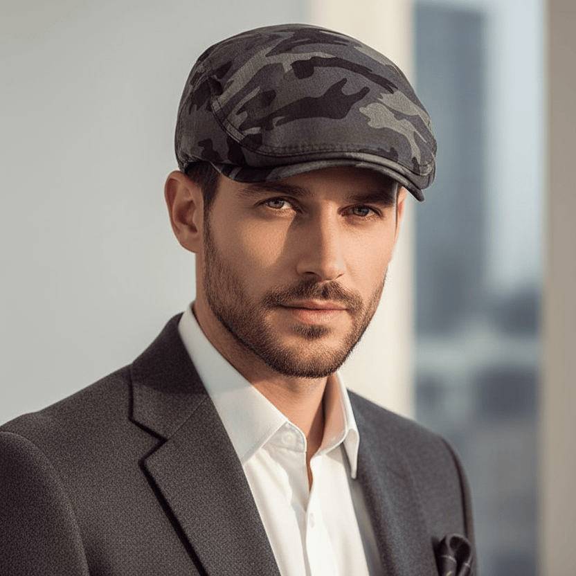 Béret Homme Coton Camouflage Image
