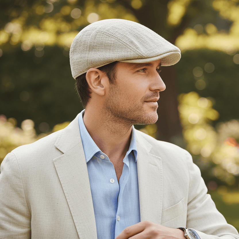 Béret Homme Coton Mode Image