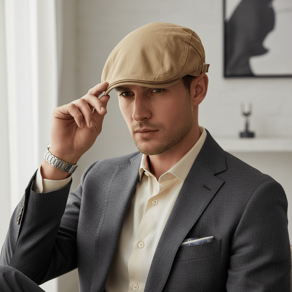 Béret Homme Coton Raffiné