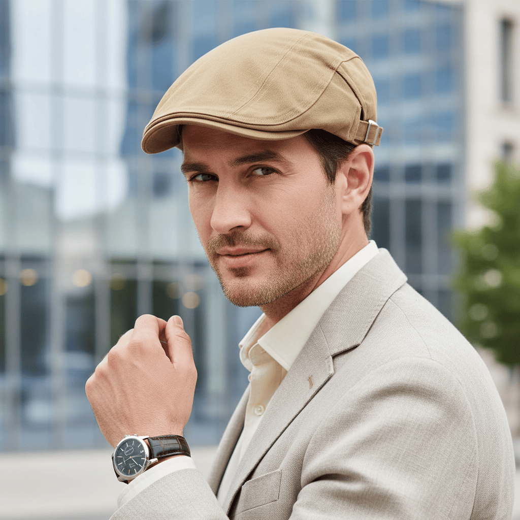 Béret Homme Coton Raffiné Image