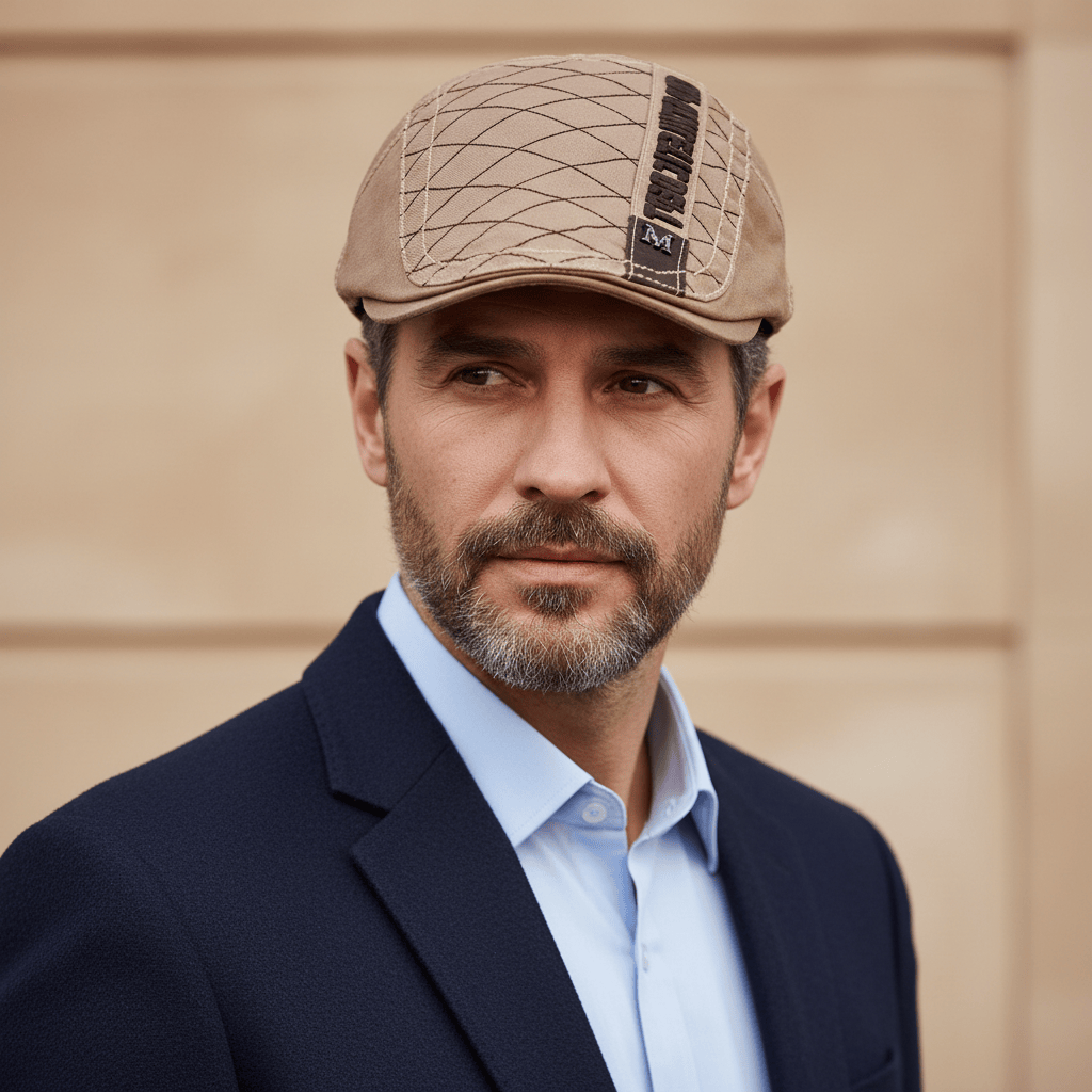 Béret Homme Coton Sobre Image