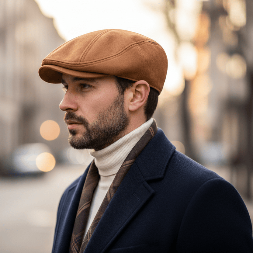 Béret Homme en Daim