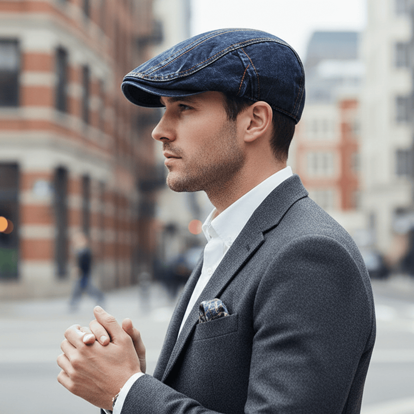 Béret Homme en Jean Image
