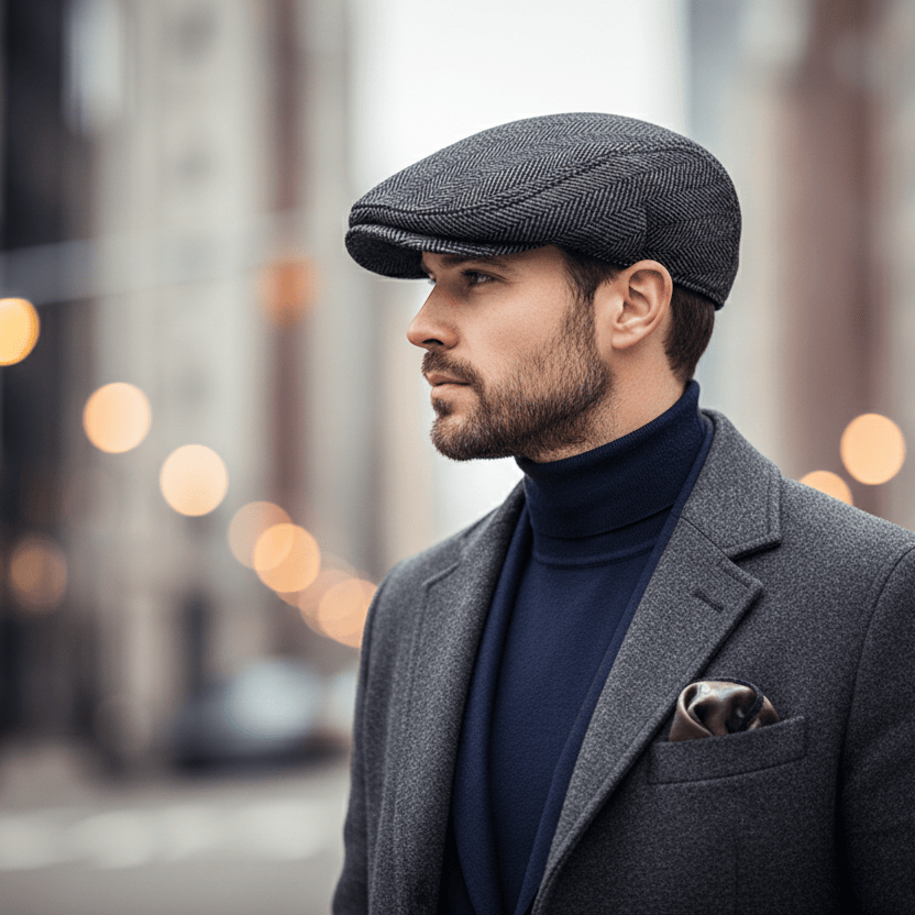 Béret Homme Laine Chic Image