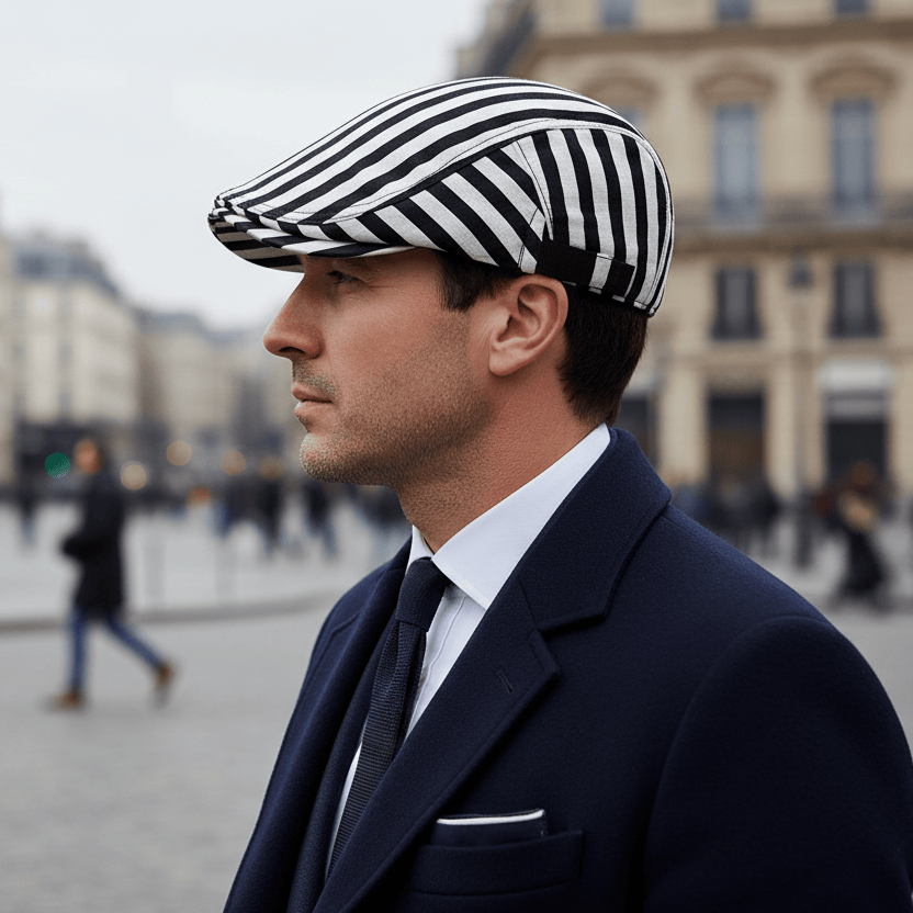 Béret Homme Rayé Image