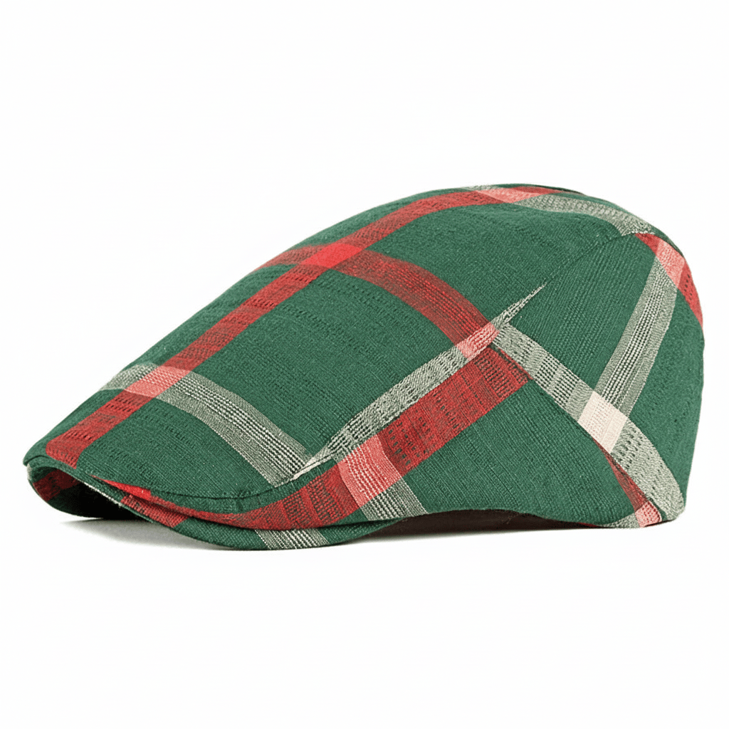 Béret Vintage en Tartan