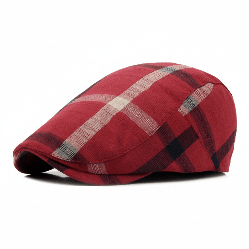 Béret Vintage en Tartan