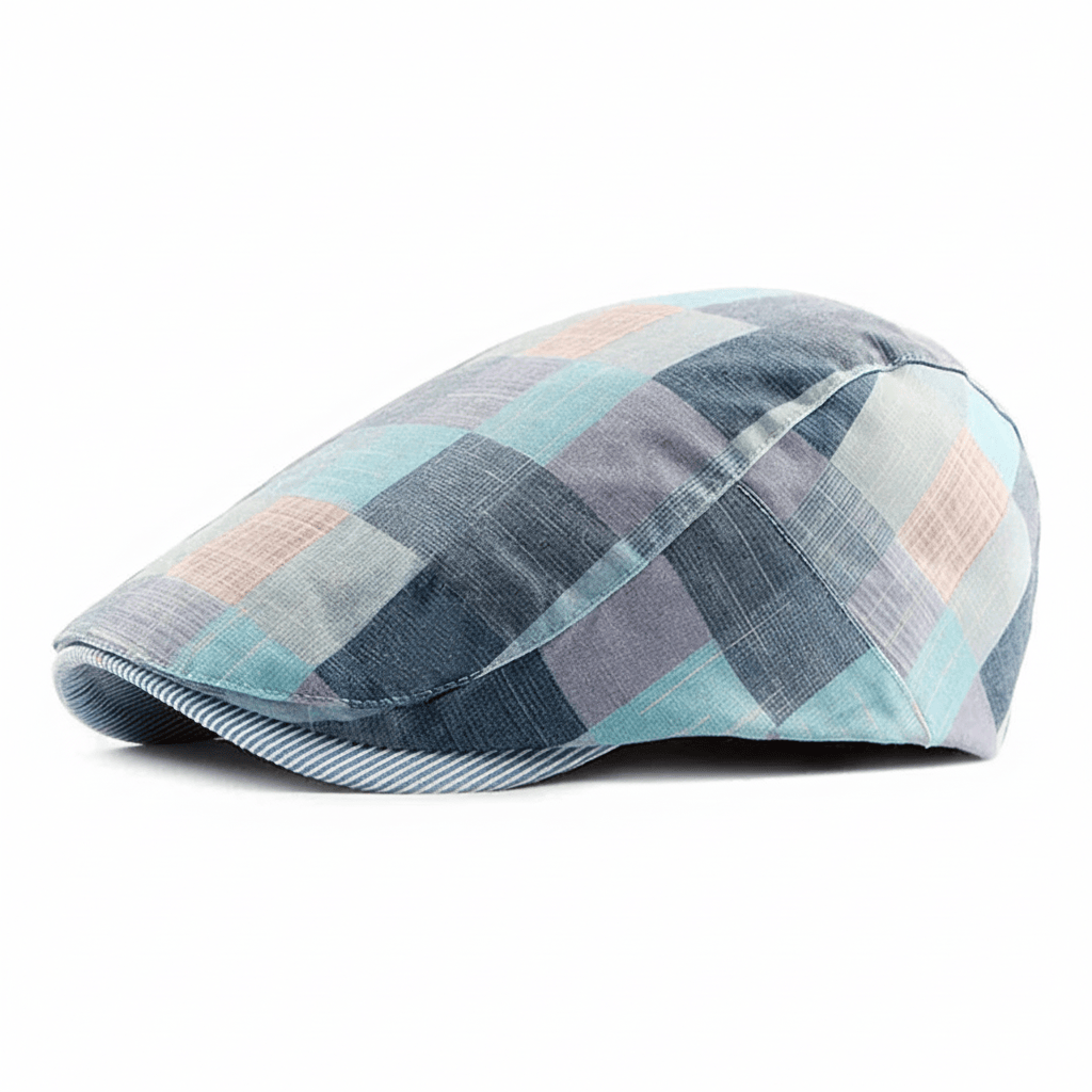 Béret Vintage en Tartan
