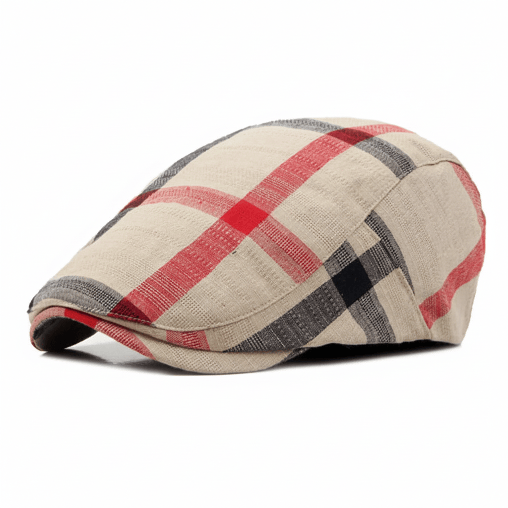 Béret Vintage en Tartan