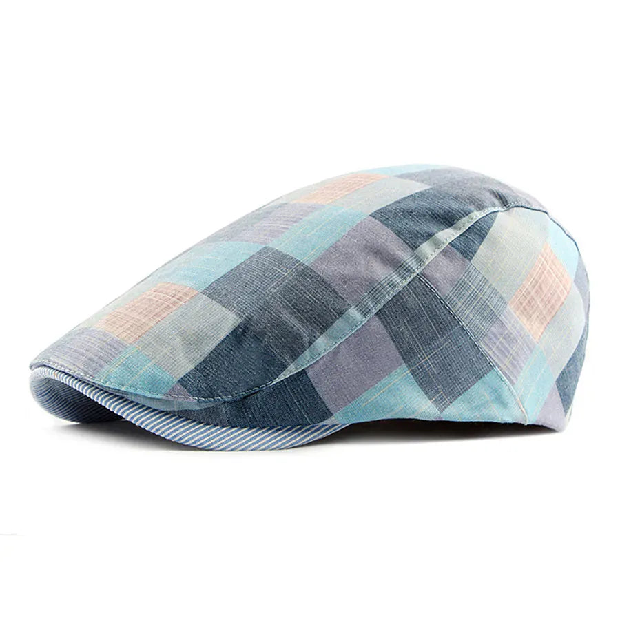 Béret Vintage en Tartan