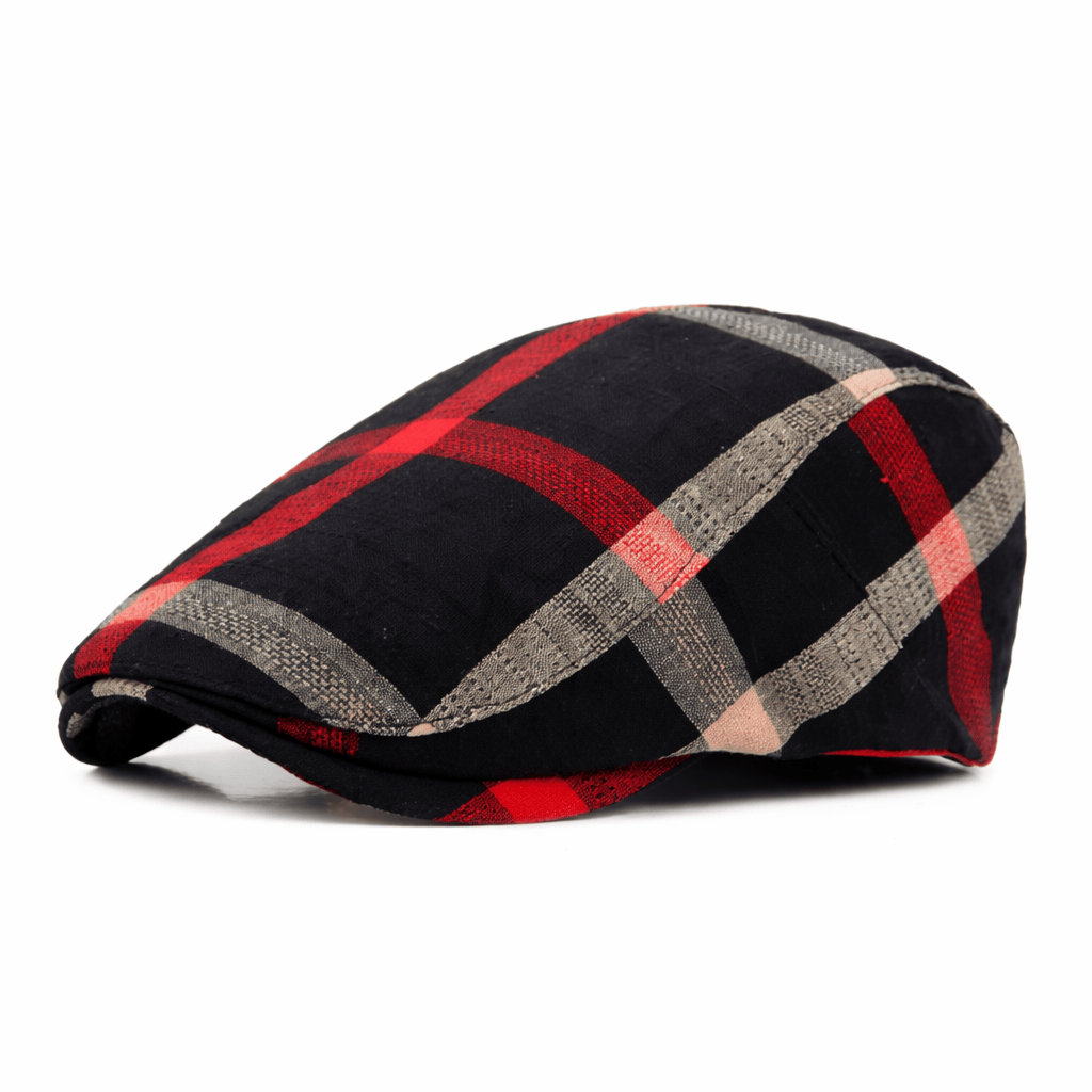 Béret Vintage en Tartan