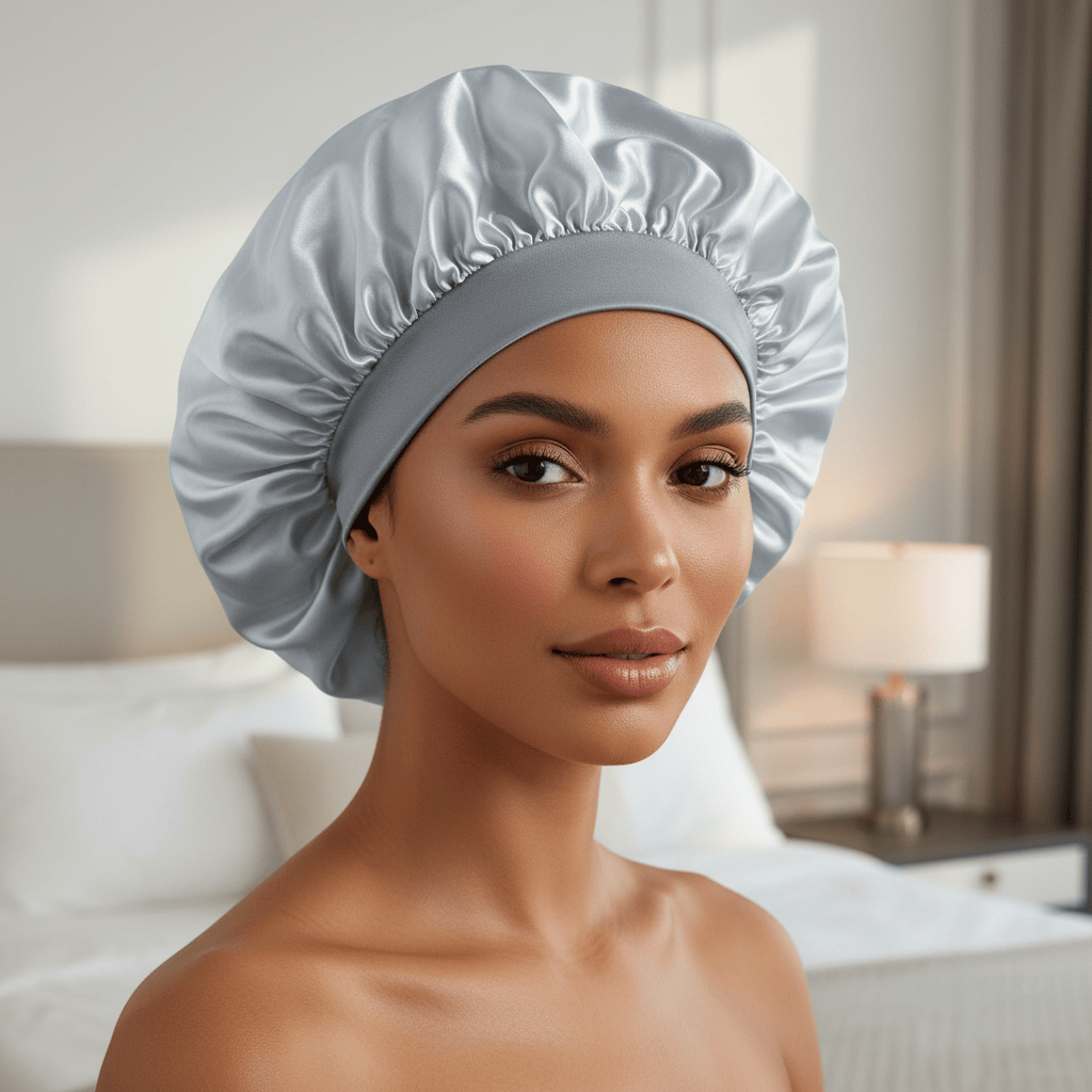 Bonnet de Nuit en Satin Image