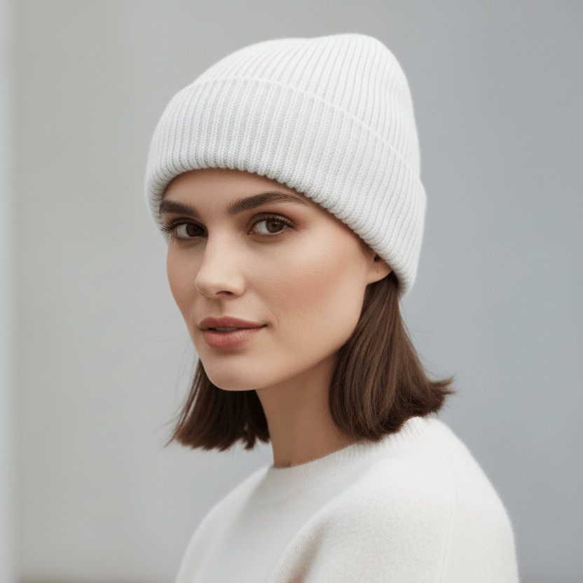 Bonnet Femme Classique en Cachemire