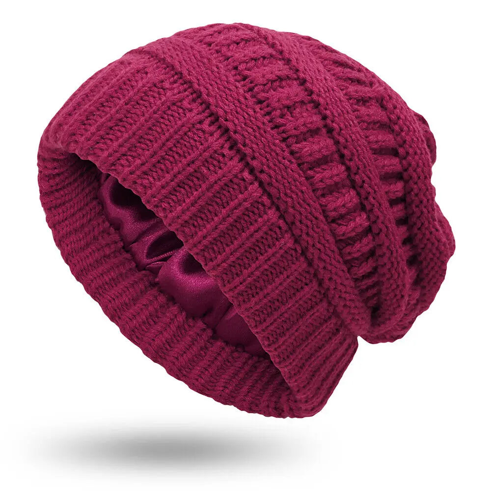 Bonnet Femme doublé en satin