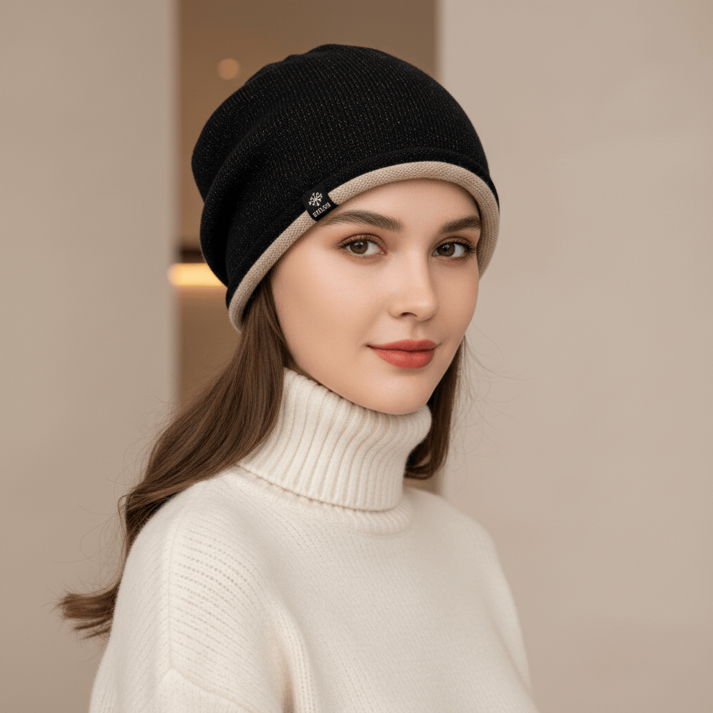 Bonnet Femme long en laine Image
