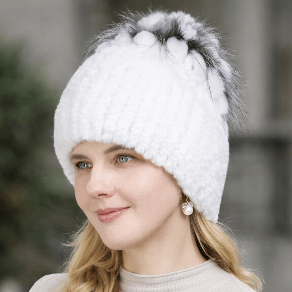 Bonnet Femme Luxe en Fausse Fourrure Image