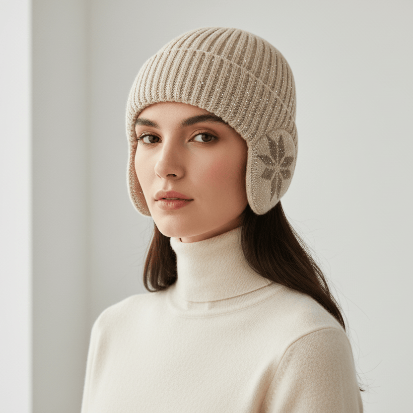 Bonnet Hiver avec Protège-Oreilles Ultra-Chaud et Doux Image