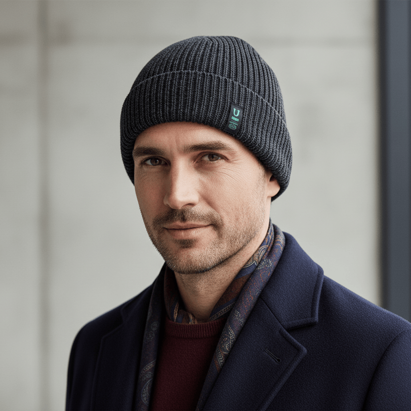 Bonnet Homme Fourré à l'Intérieur Image