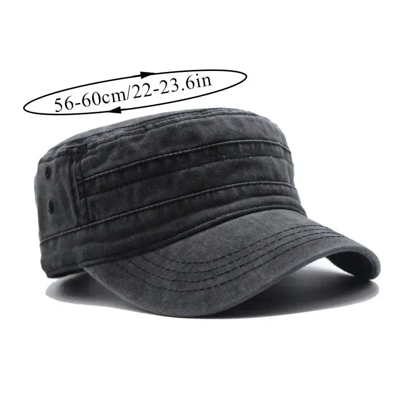 Casquette à visière plate