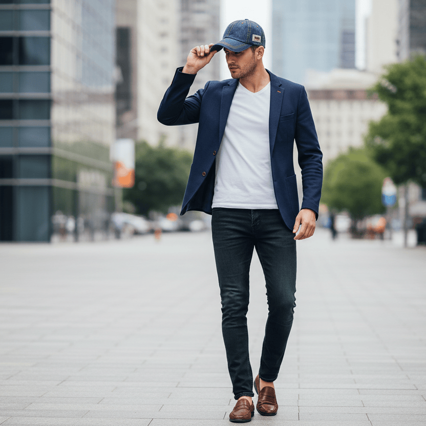 Casquette Denim Clair Image