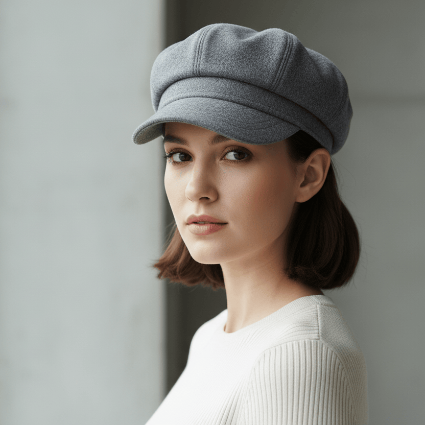 Casquette Gavroche Coton Femme Image