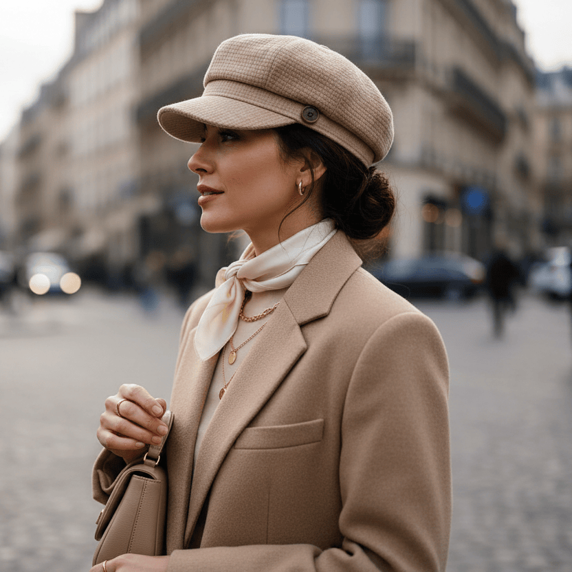 Casquette Gavroche Femme Hiver Image