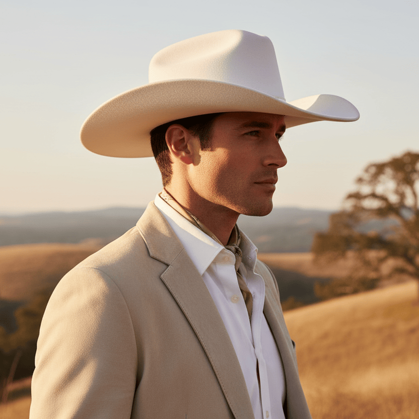 Chapeau Cowboy Blanc Image
