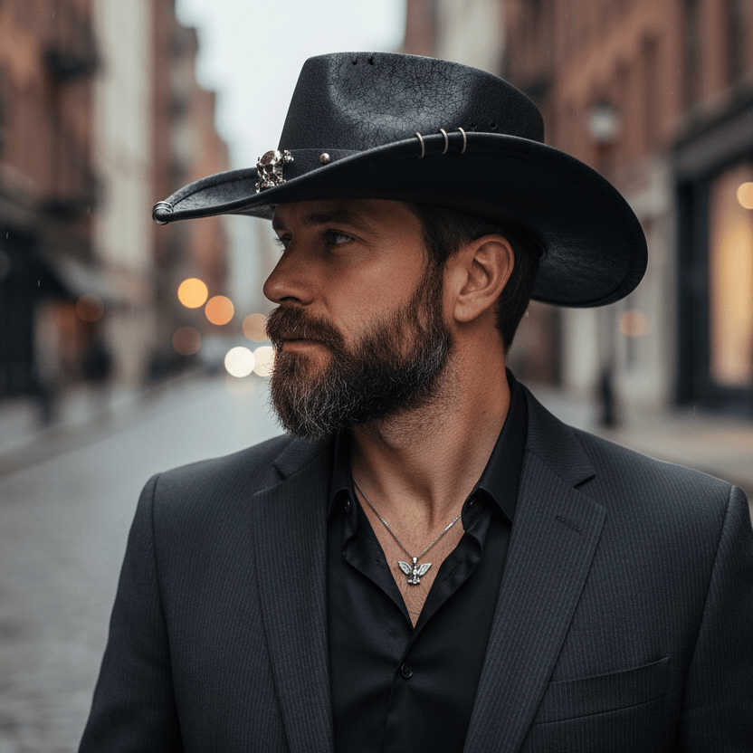 Chapeau Cowboy Squelette Image