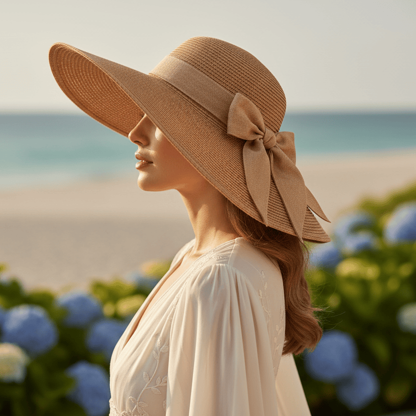 Chapeau de Paille à Larges Bords Image