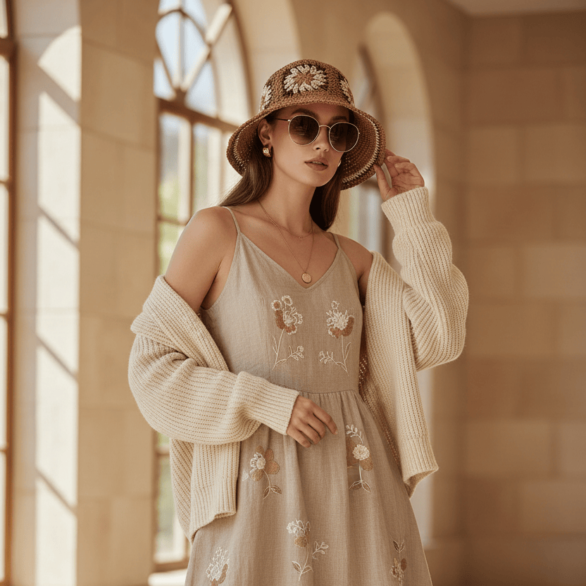 Chapeau de Paille Bob Fleur Image