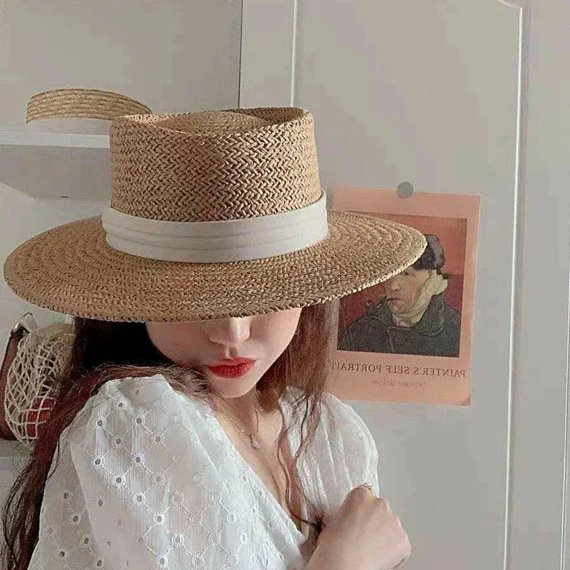 Chapeau de Paille Mixte Ajustable Image