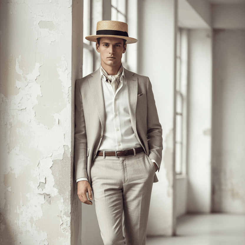 Chapeau de Paille Mode Canotier Image
