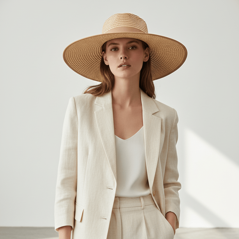 Chapeau de Paille Plage Image