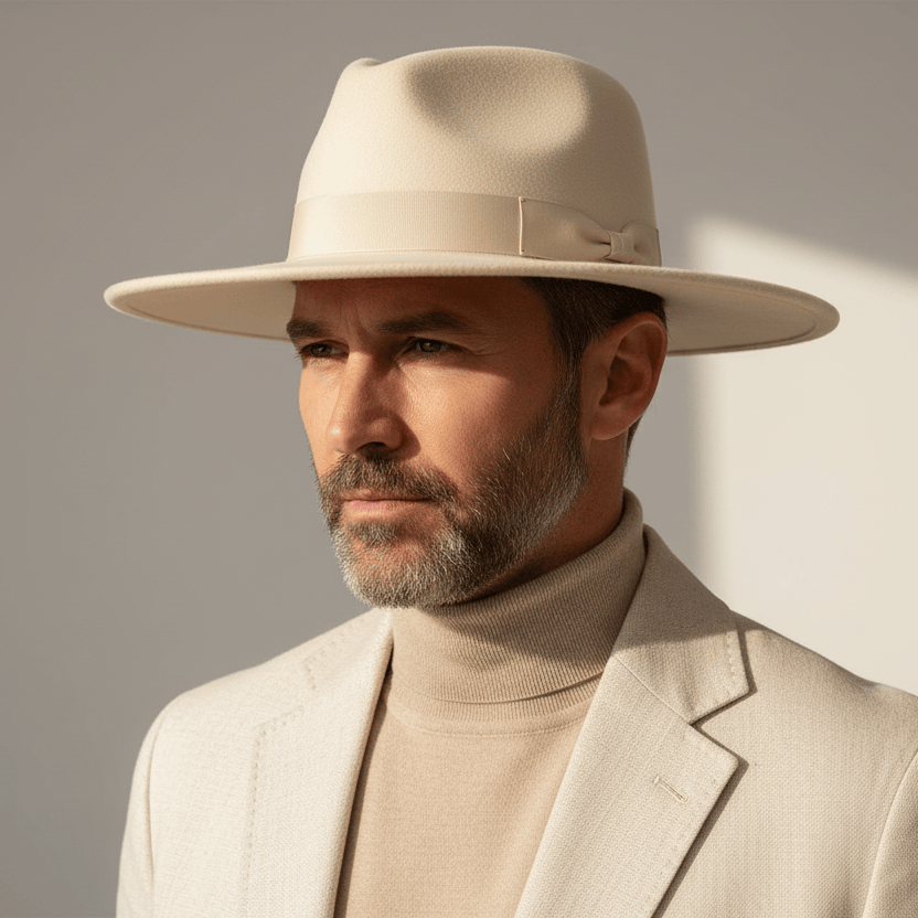 Chapeau Fedora Coloré Coton Image