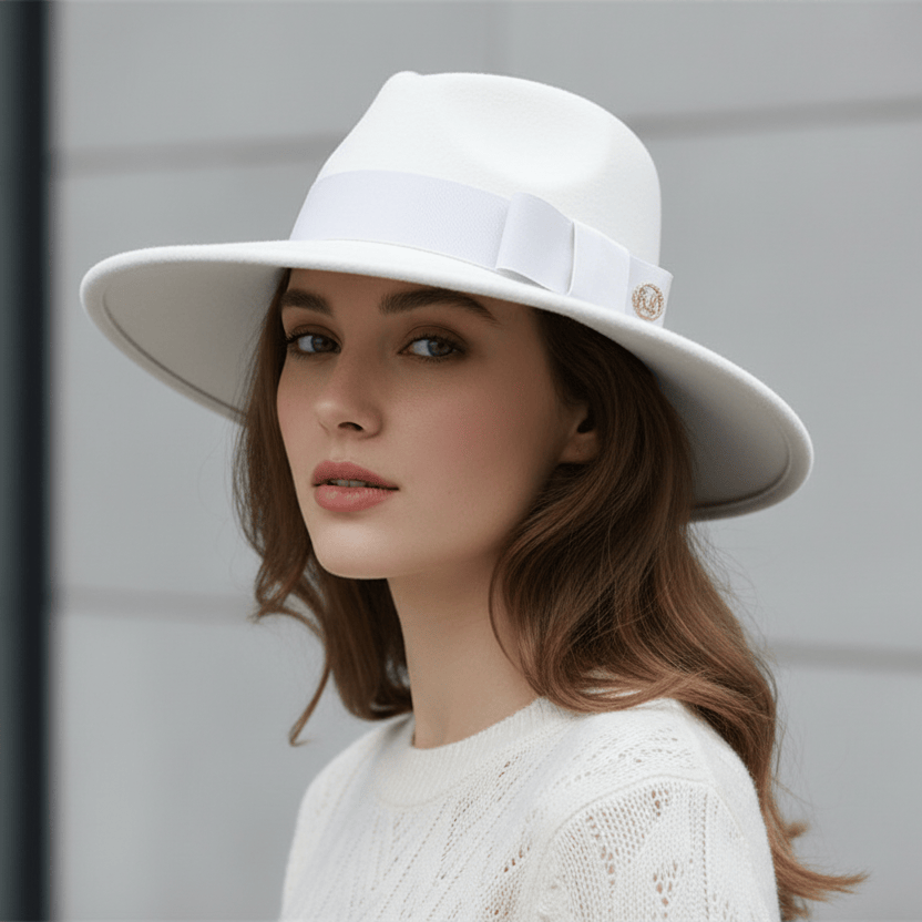 Chapeau Fedora Coton Femme Image