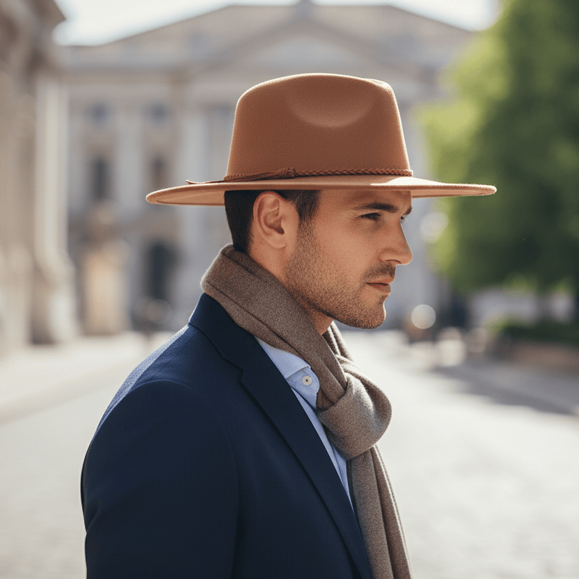 Chapeau Fedora Suede Classique Image