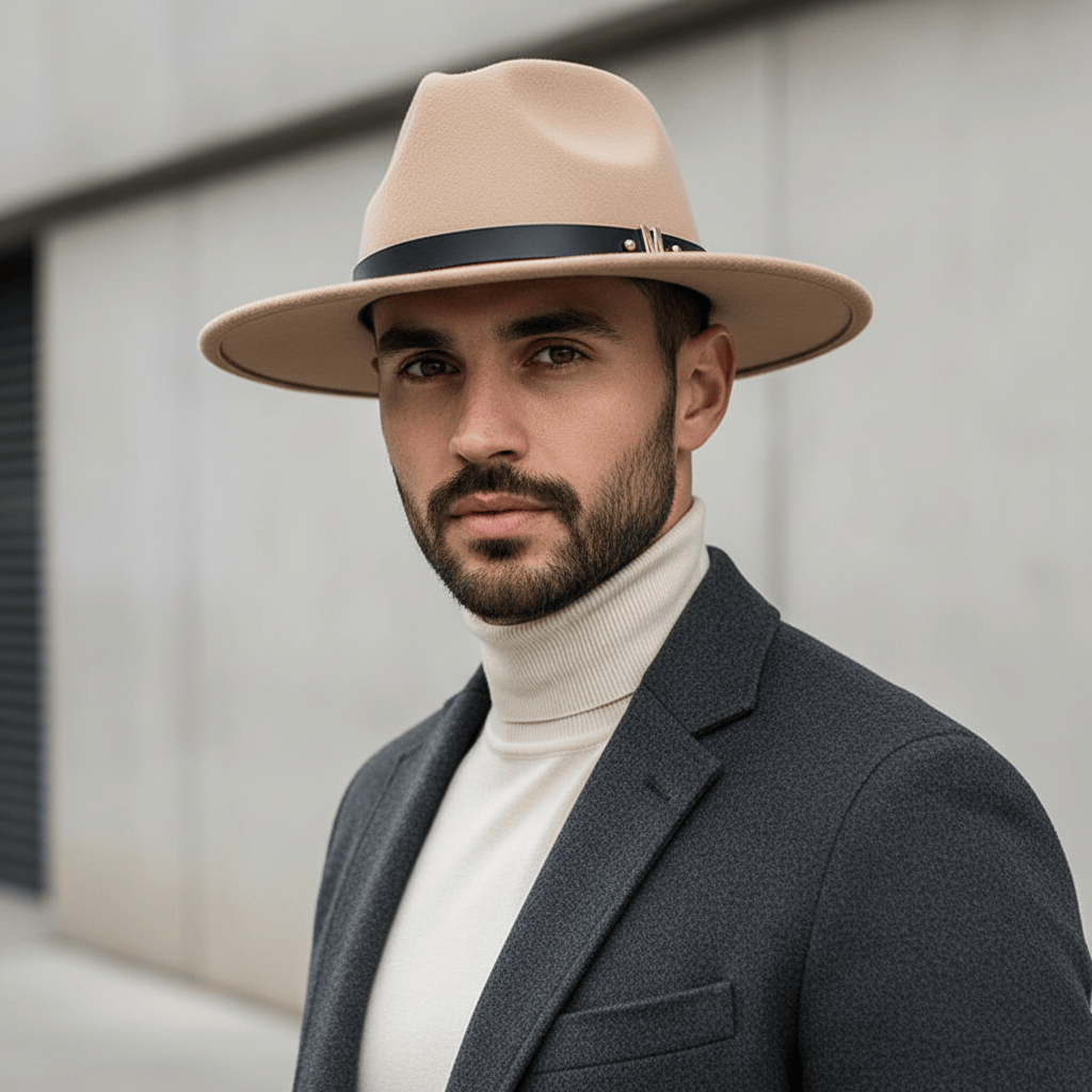 Chapeau Fedora Suede Simple Chic Image