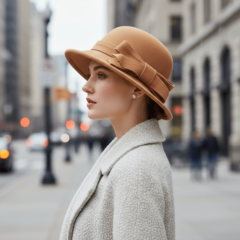 Chapeau Melon Cloche Femme Beauty Chic Image