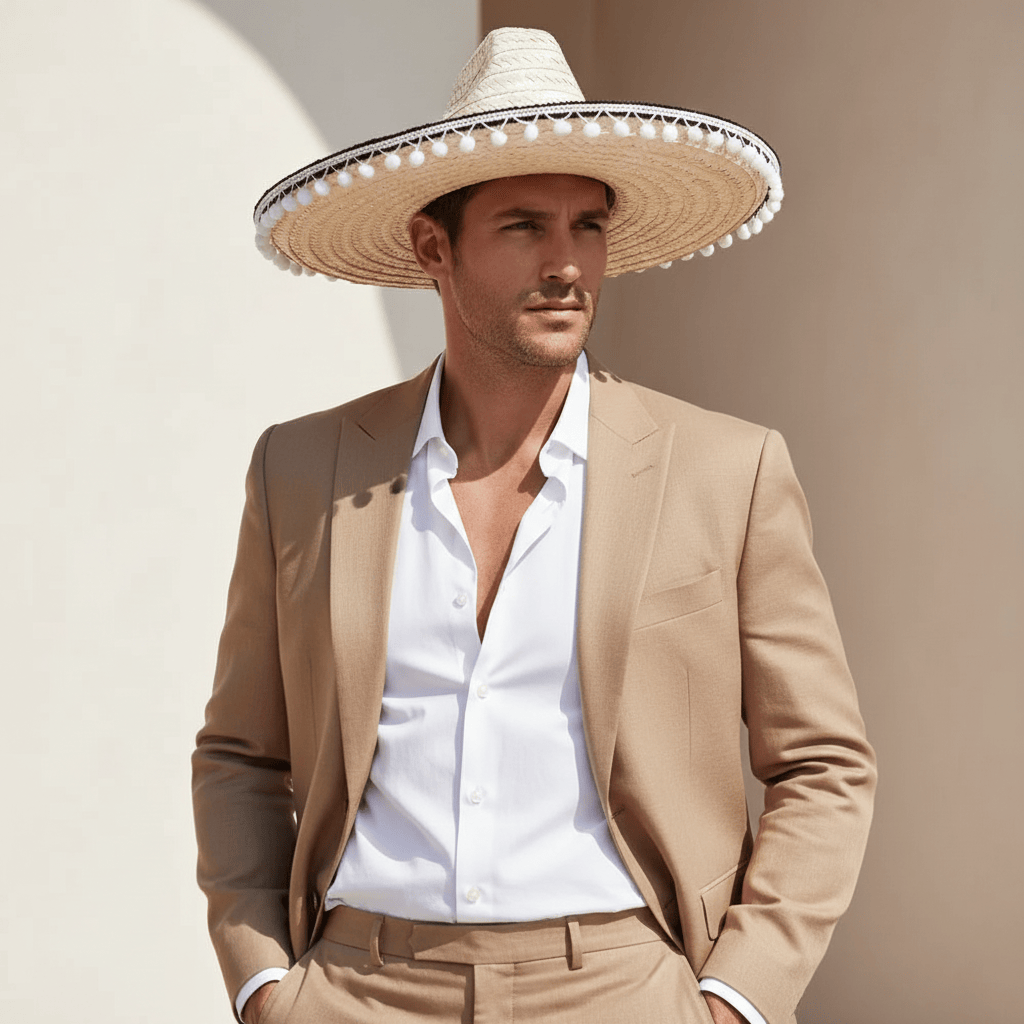 Chapeau Mexicain en Paille Image