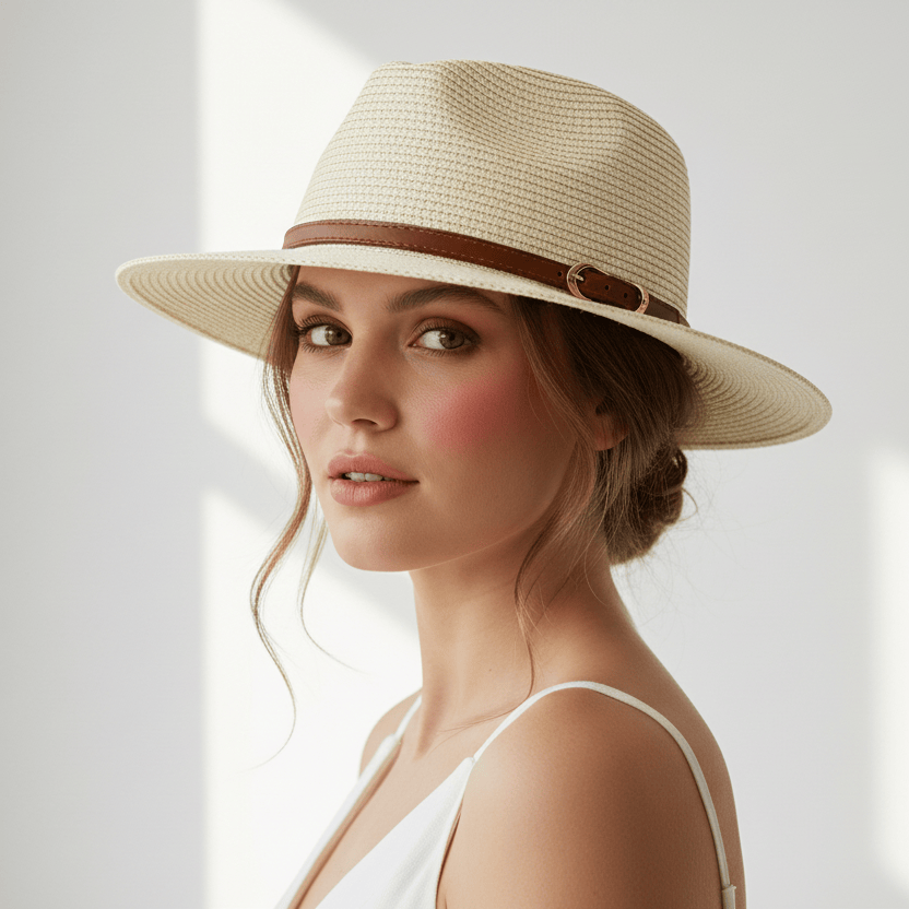 Chapeau Panama Ceinture Image