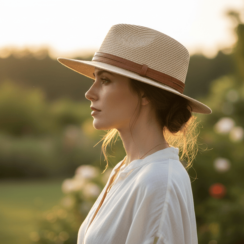 Chapeau Panama Large Bord Image